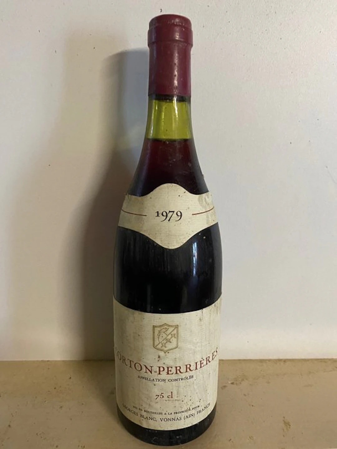 1979 Restaurant Georges Blanc - Corton-Perrières Grand Cru - 1 Bottle (0.75L)