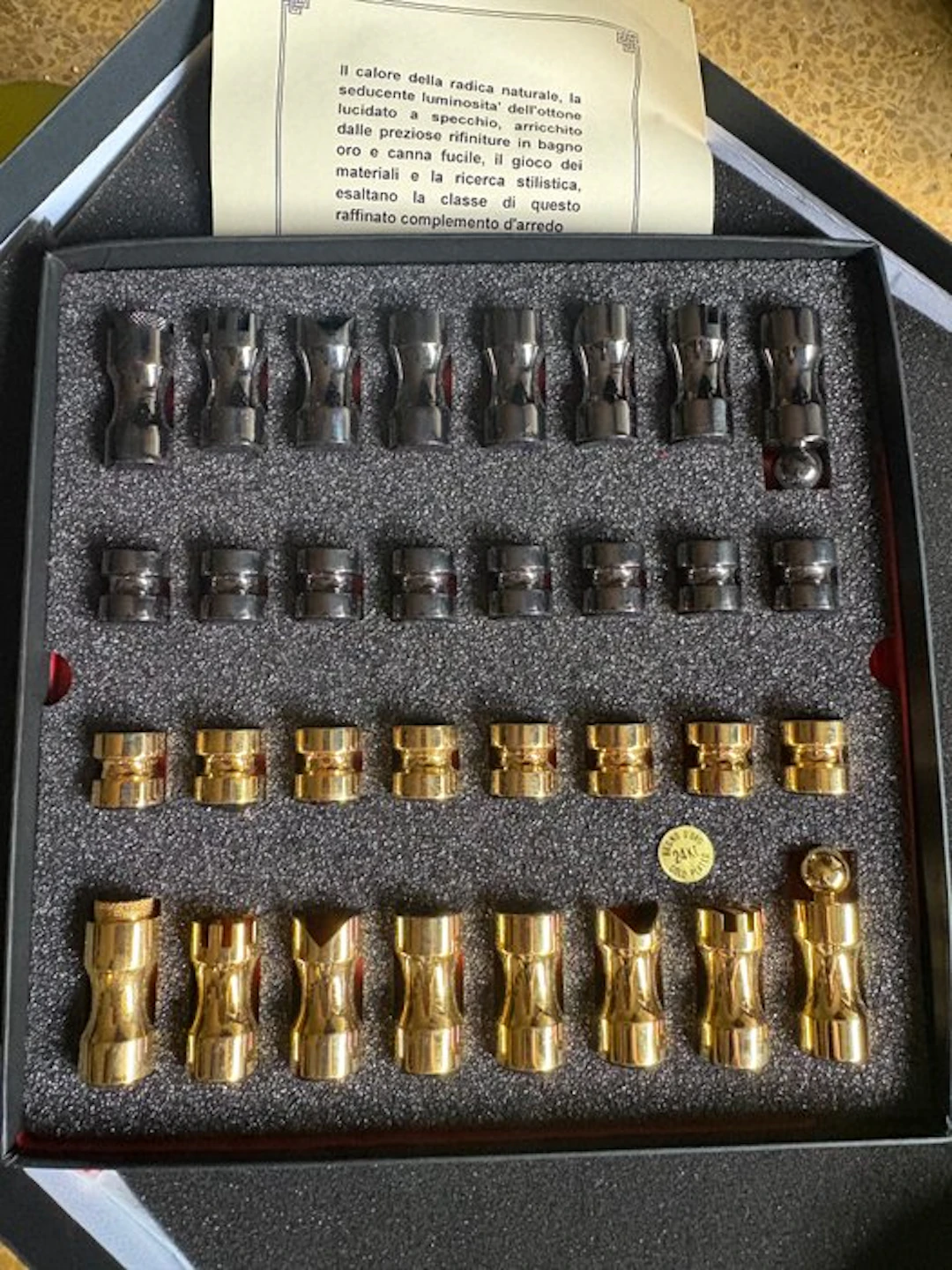 italfama - Chess set - Brass