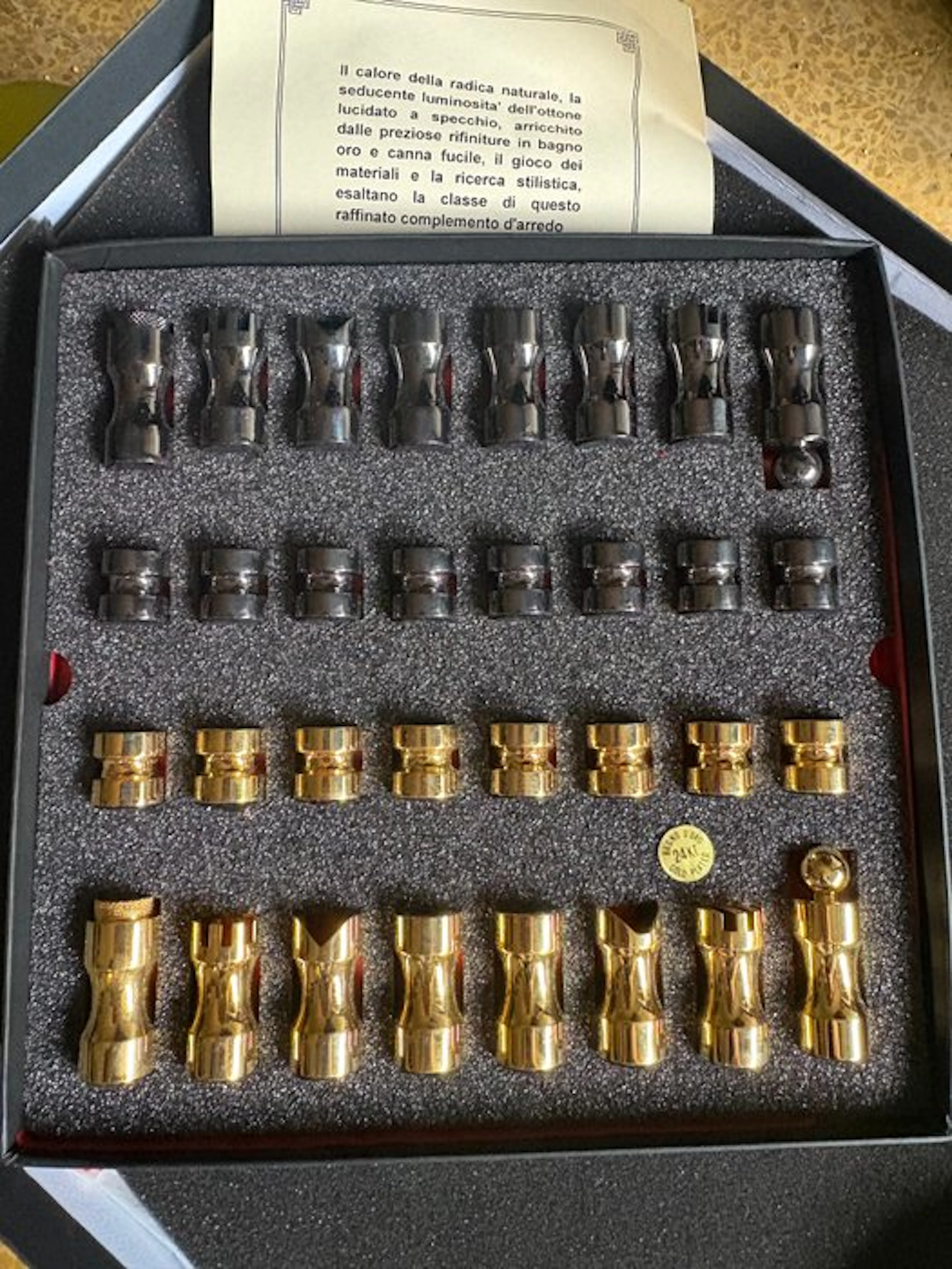 italfama - Chess set - Brass