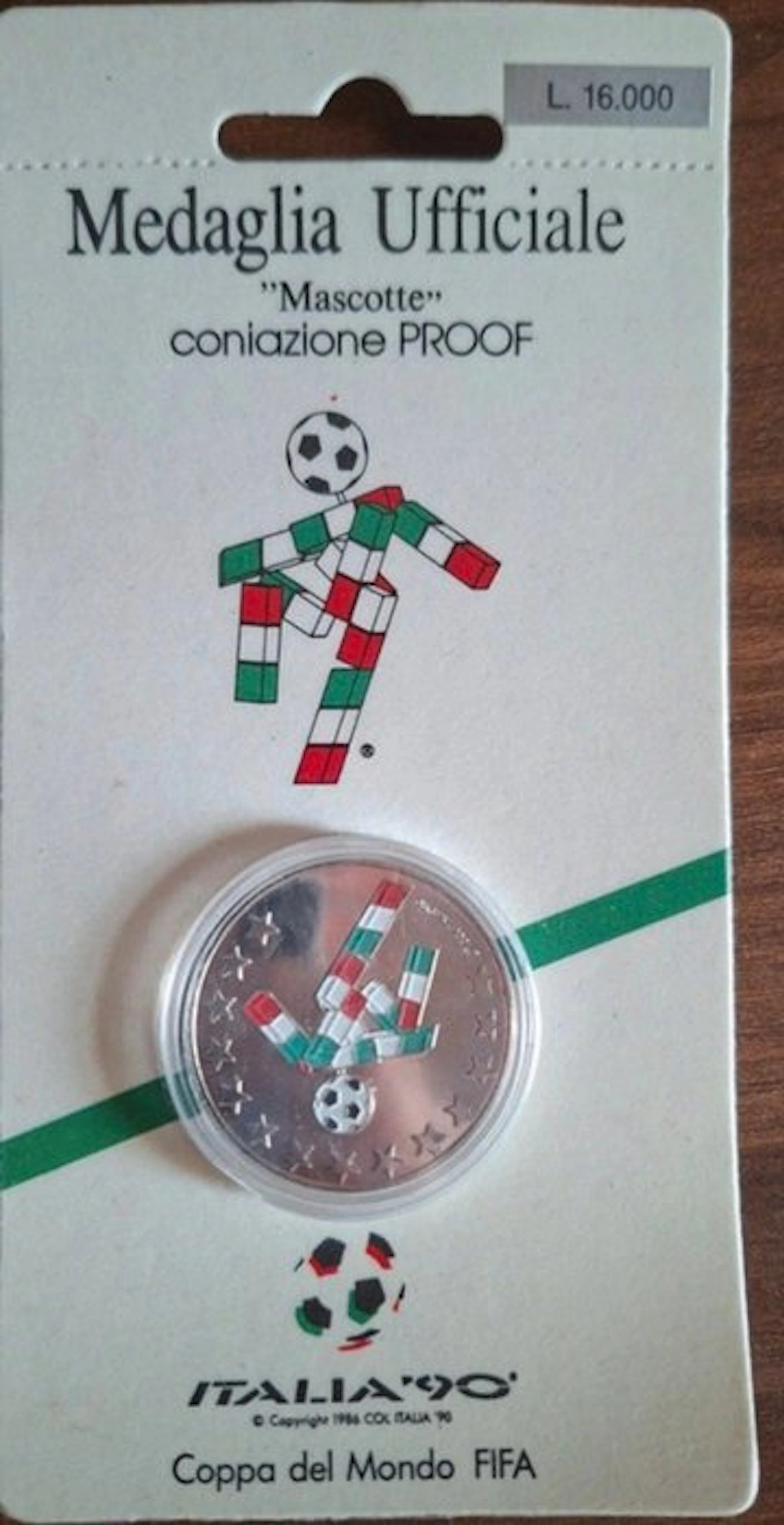 Coppa del Mondo FIFA - 1990 - Medal, Event memorabilia
