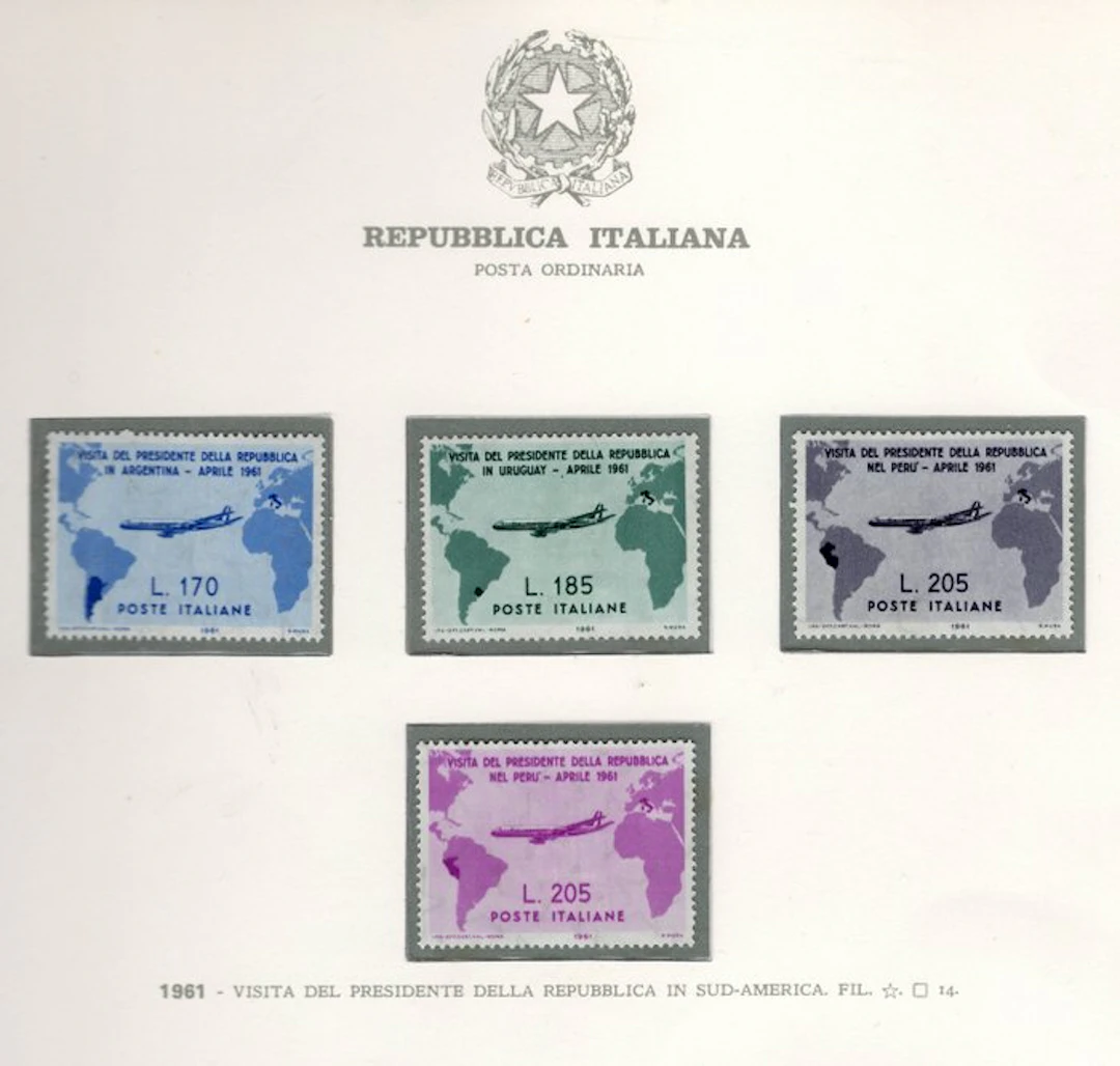 Italian Republic 1961 - Gronchi Rosa I