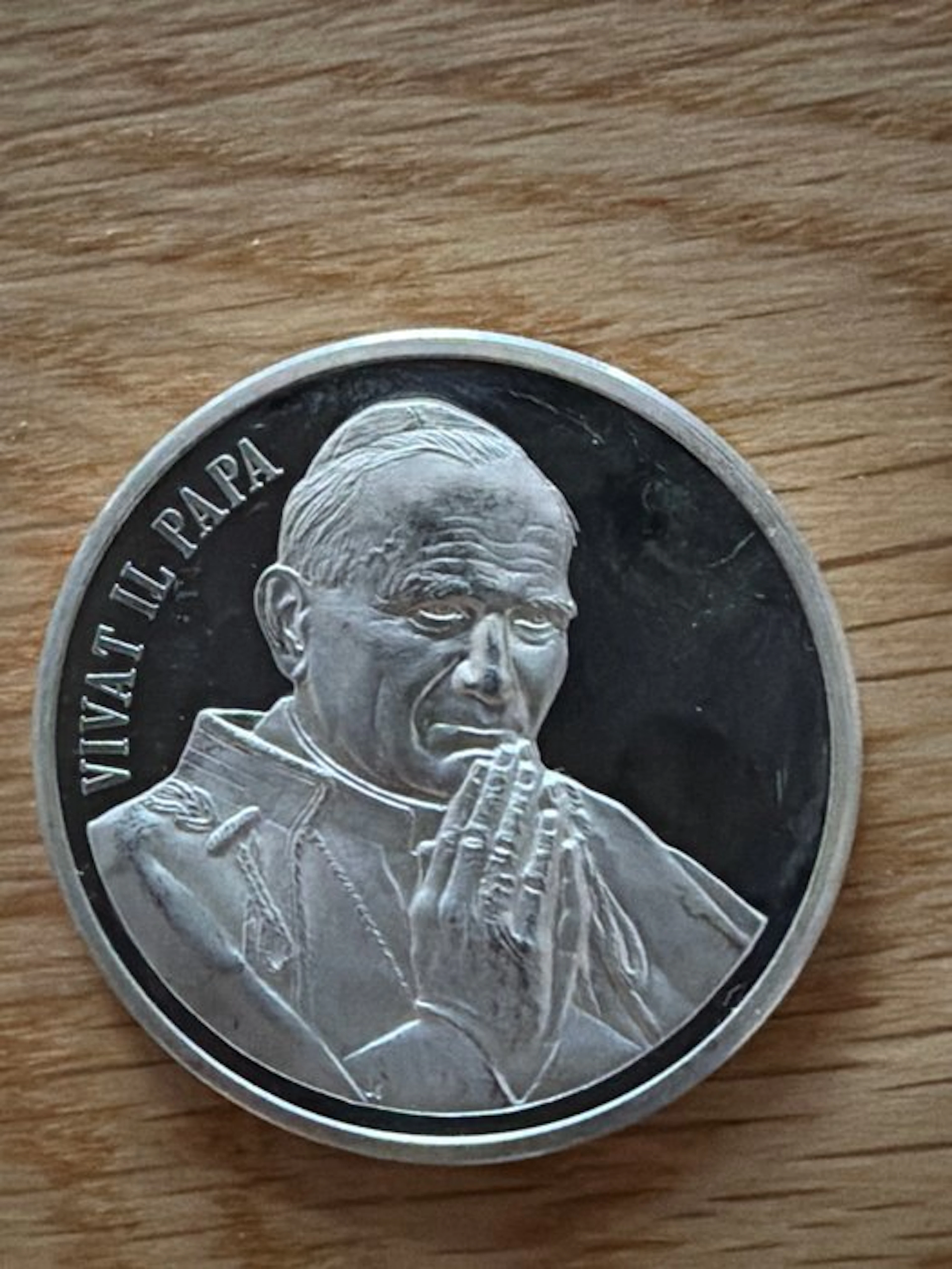 Vatican. Silver medal Es lebe der Papst 20g(.999) Silber (No reserve price)