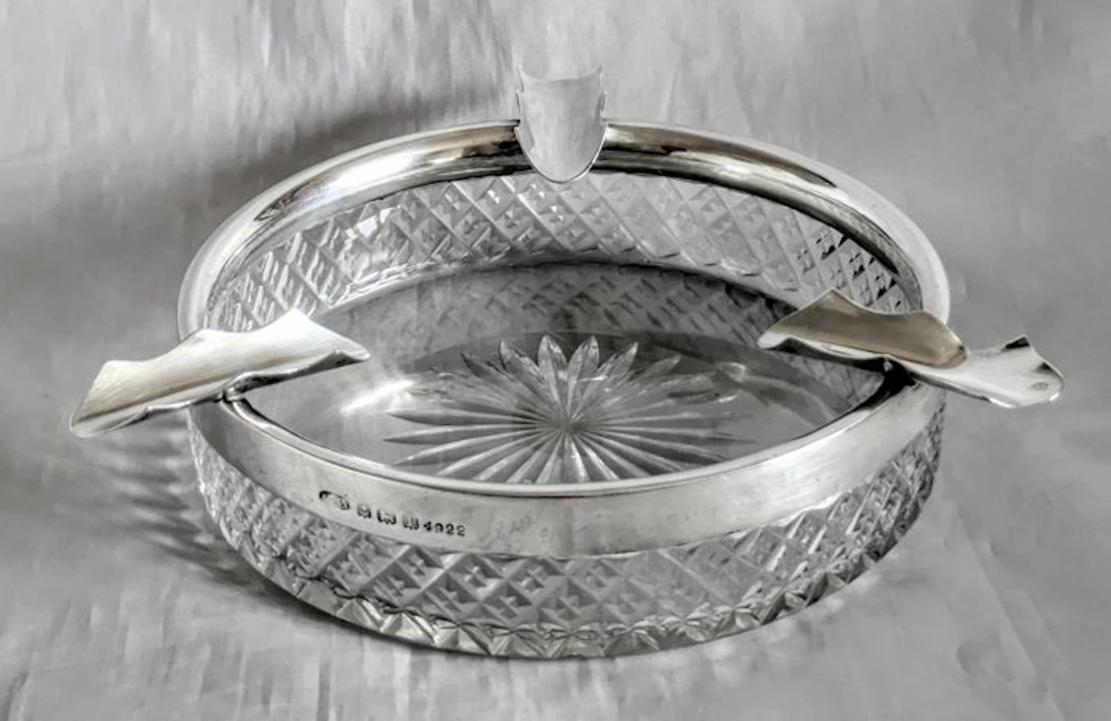 Ashtray - .925 silver - No reserve price