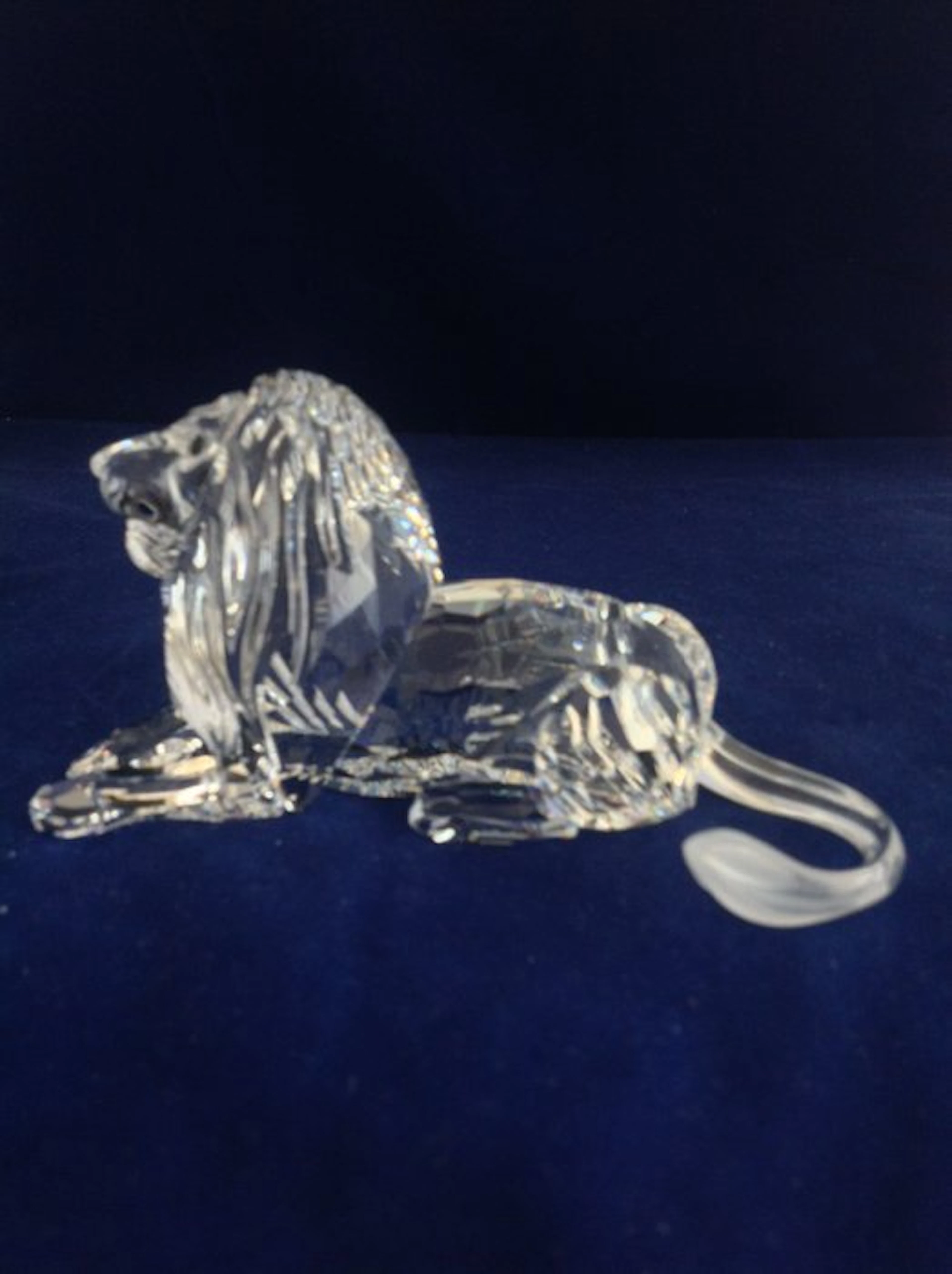 Swarovski - Figurine - Jaaritem 1995 - Leeuw - 185410 - met doos - Crystal