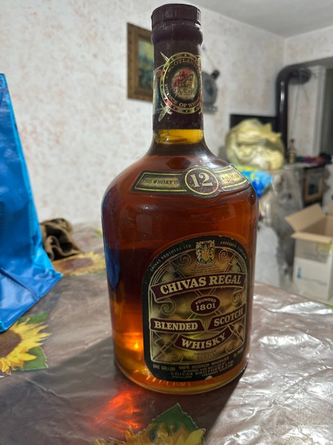 Chivas Regal 12 years old - b. 1970s - One Gallon (3.78L)