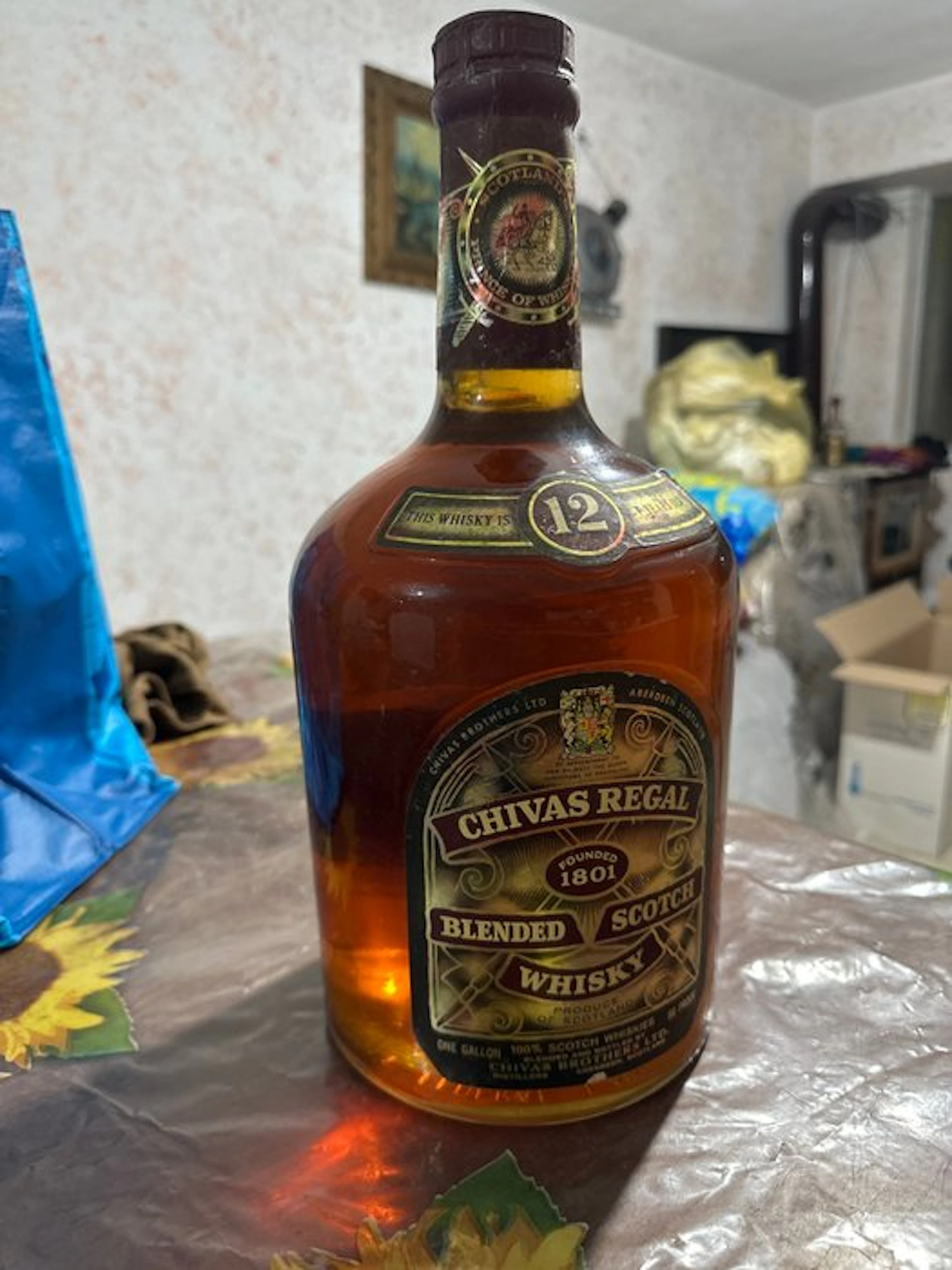 Chivas Regal 12 years old - b. 1970s - One Gallon (3.78L)