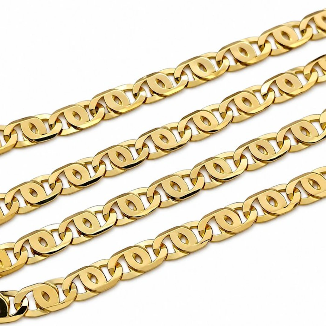 Necklace - 18 kt. Yellow gold - Made in Italy - Handmade
