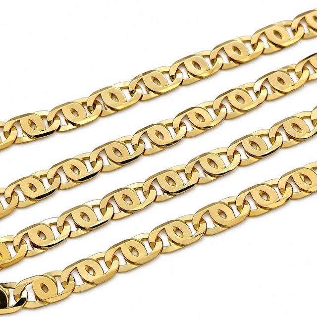 Necklace - 18 kt. Yellow gold - Made in Italy - Handmade