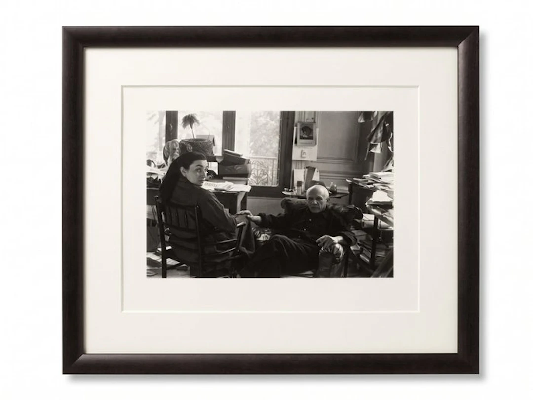 Lee Miller - Pablo Picasso and Jacqueline Roque