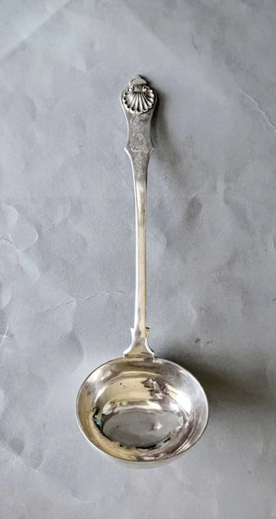 150 Years Old - Soup ladle - .800 silver
