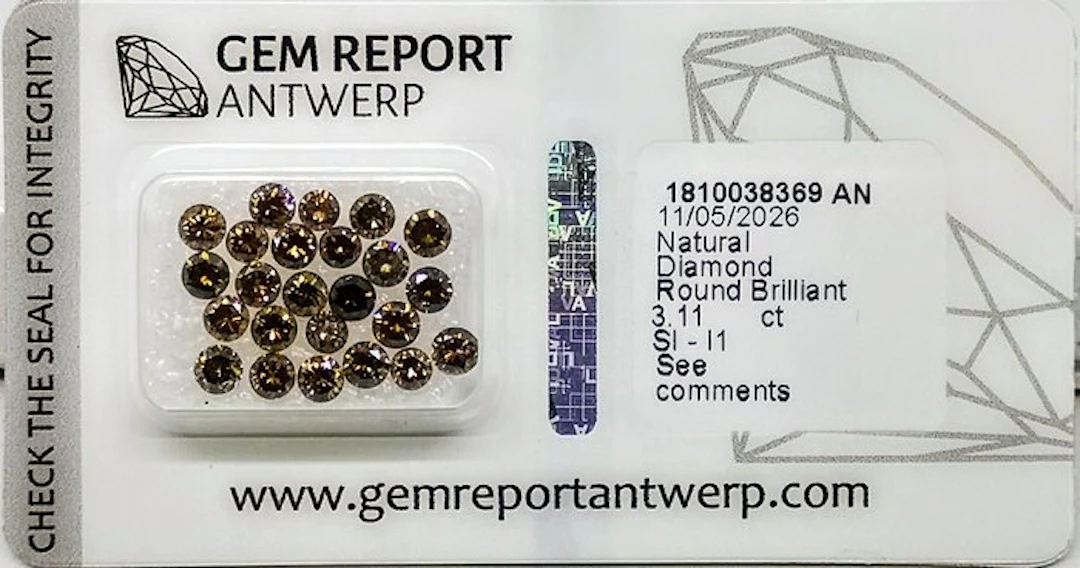 No reserve price - 24 pcs Diamond (Natural coloured)...