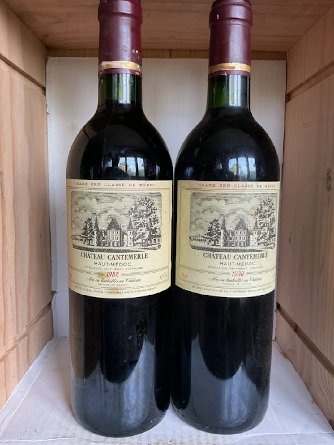 1988 Château Cantemerle - Haut-Médoc 5ème Grand Cru Classé - 2 Bottles (0.75L)