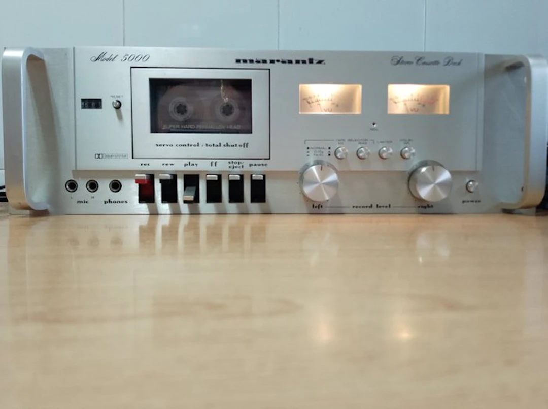 Marantz - Model 5000 / 2-Head Single with Dual VU Meters Audio-cassette deck