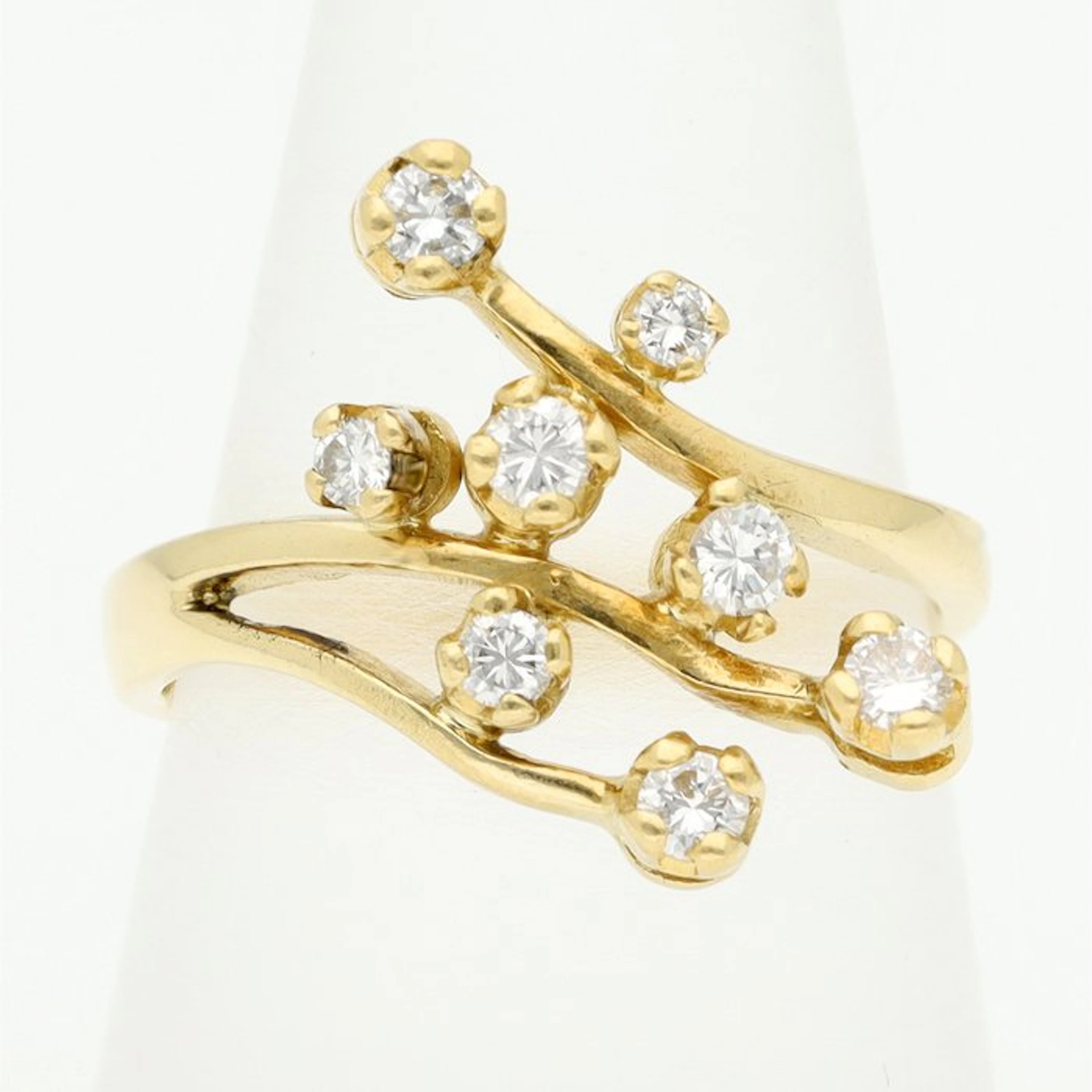 Ring - 18 kt. Yellow gold Diamond (Natural)