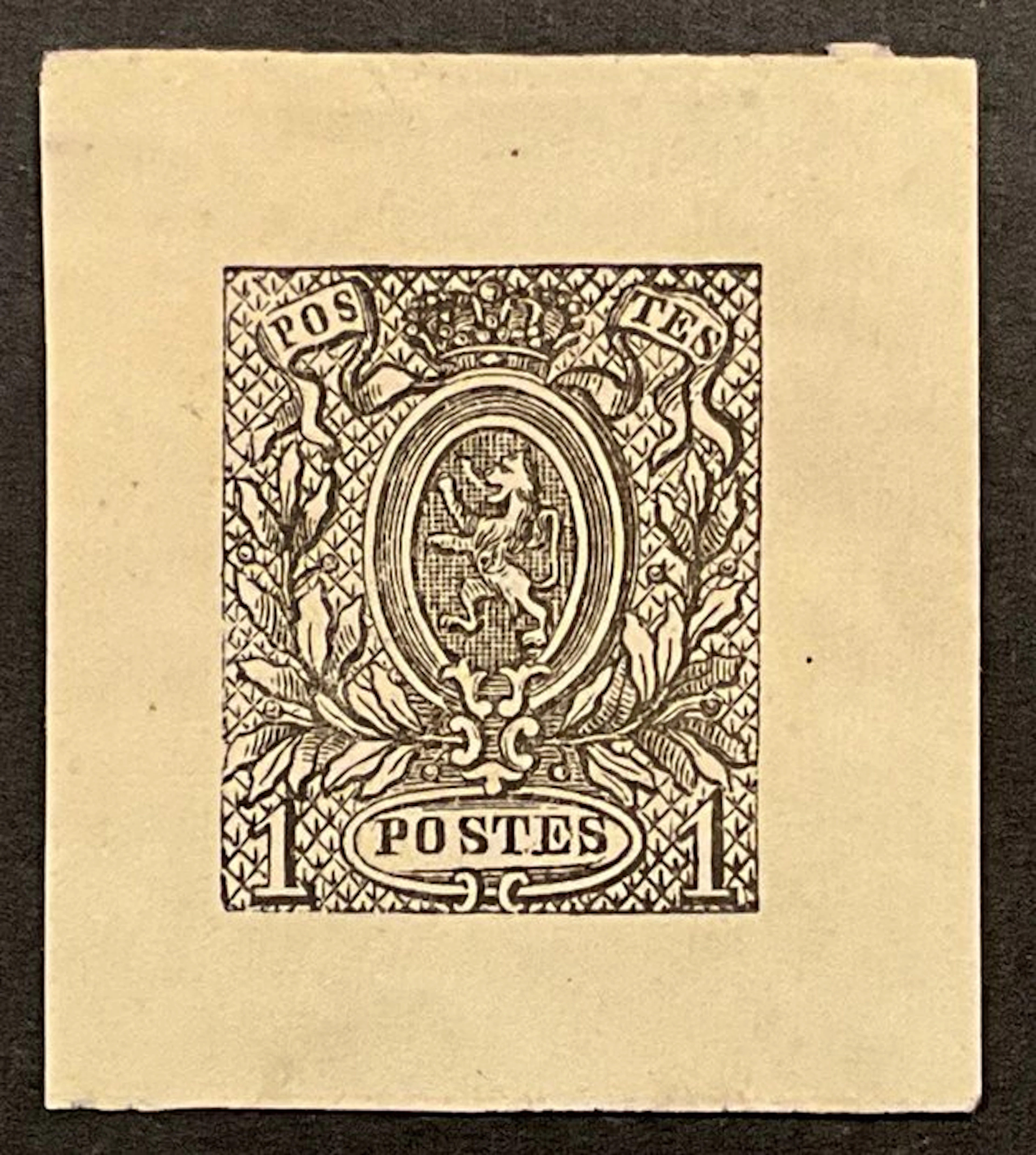 Belgium 1866/1867 - Kleine Leeuw - Proof print of the...