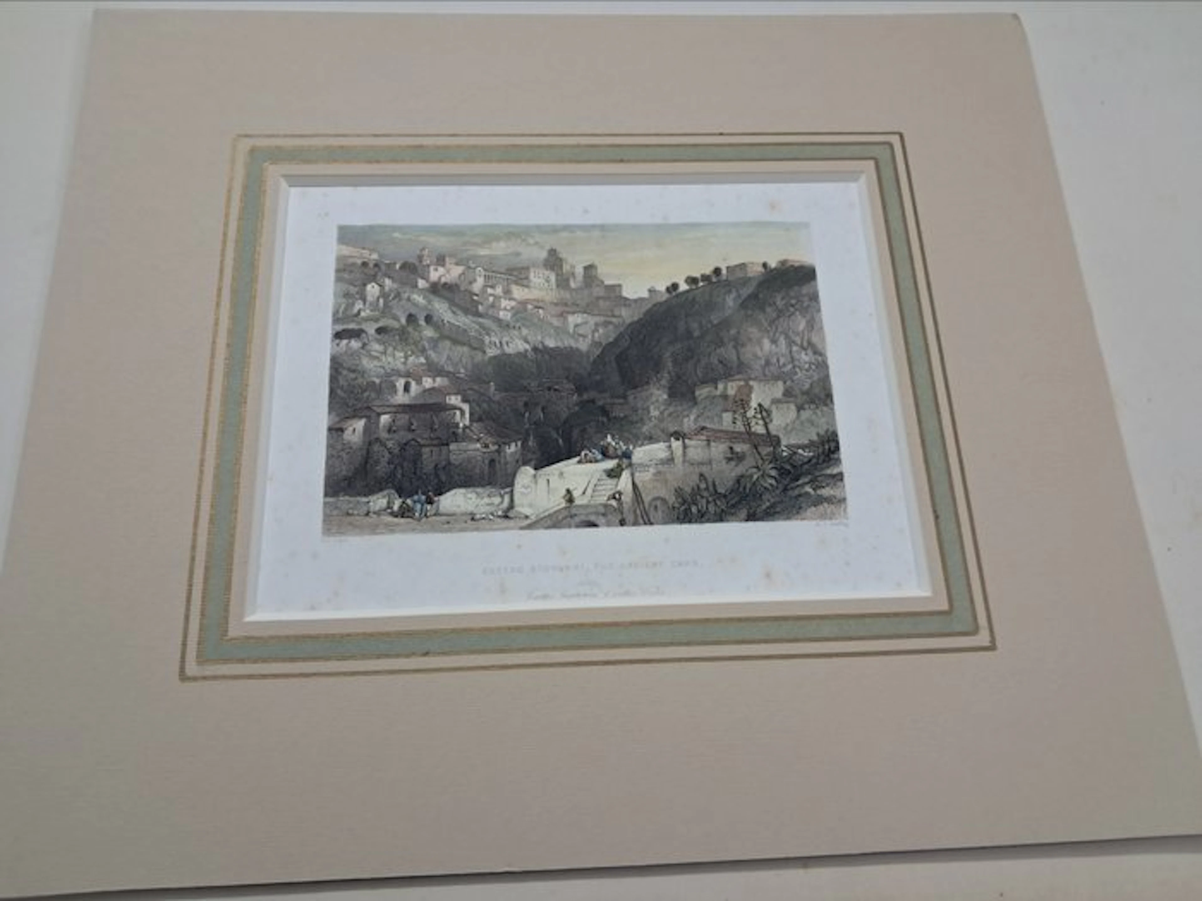 Italy; W.l.Leich - Castro Giovanni,l'antica Enna - 1821-1850