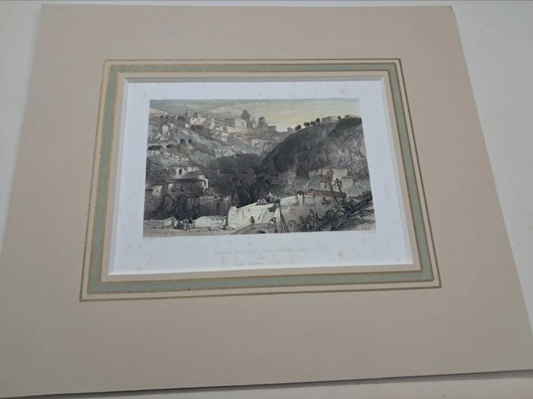 Italy; W.l.Leich - Castro Giovanni,l'antica Enna - 1821-1850