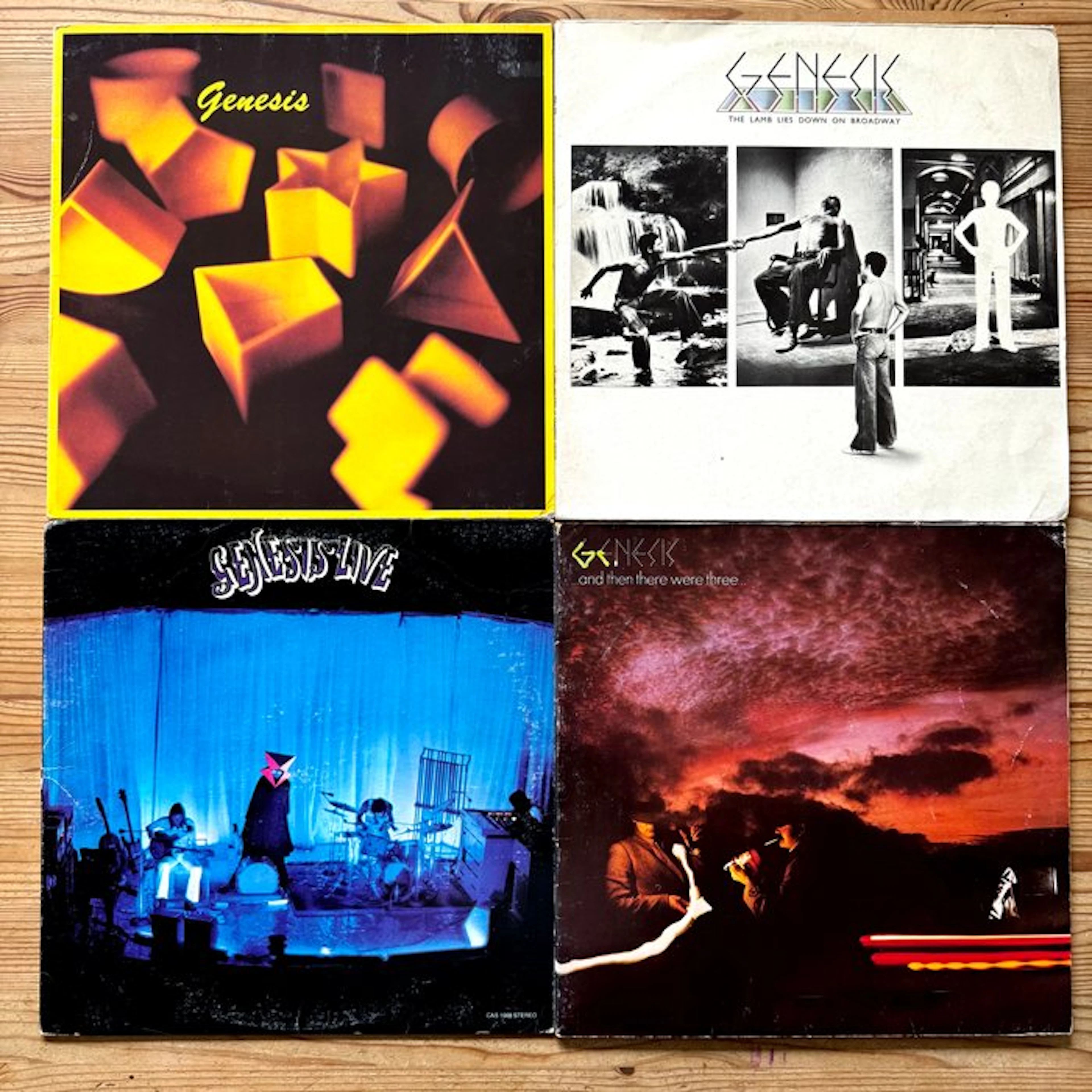 Genesis - 4 great records from Genesis - Multiple titles...