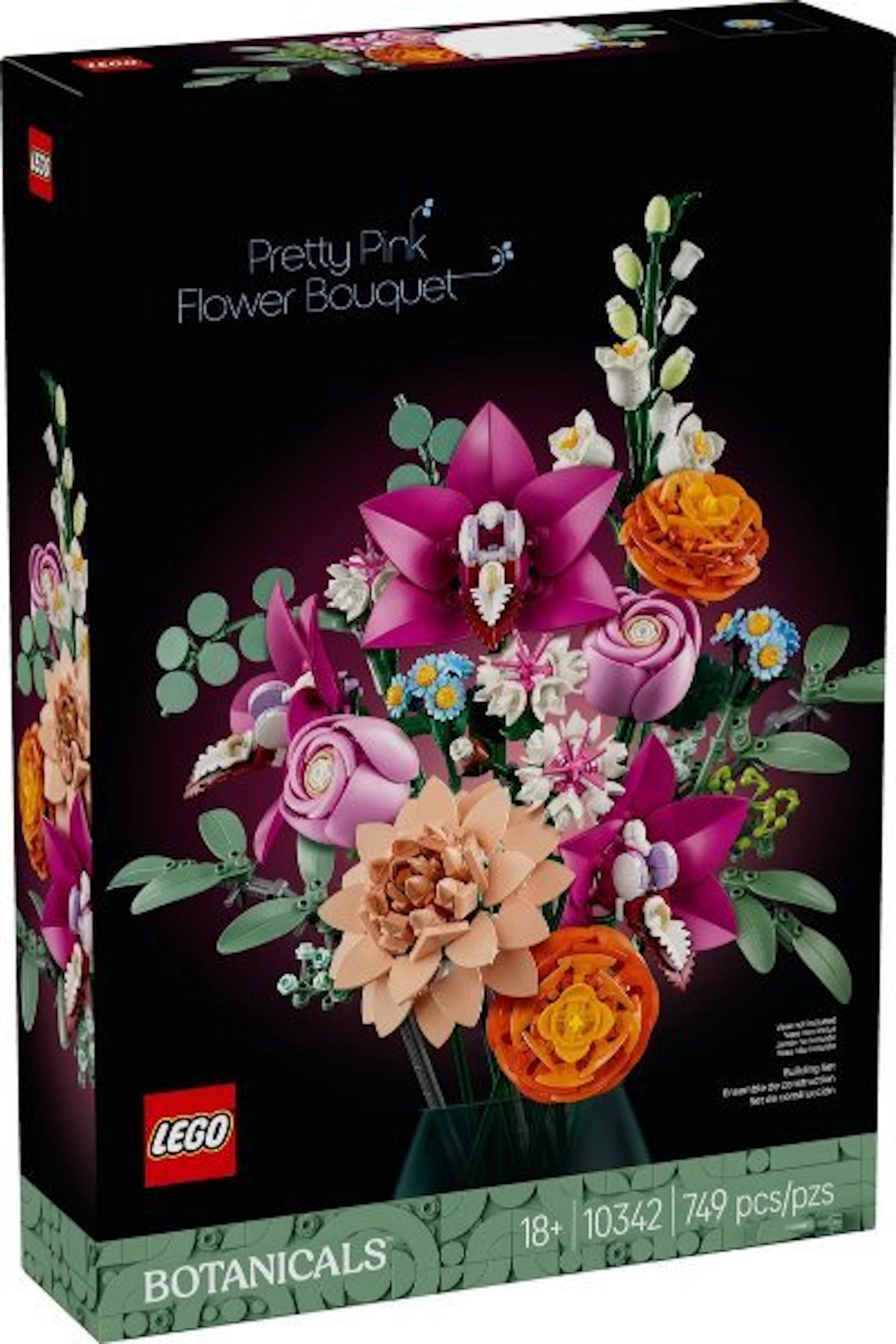LEGO Set - 10342 - Botanical Collection - Pretty Pink Flower Bouquet