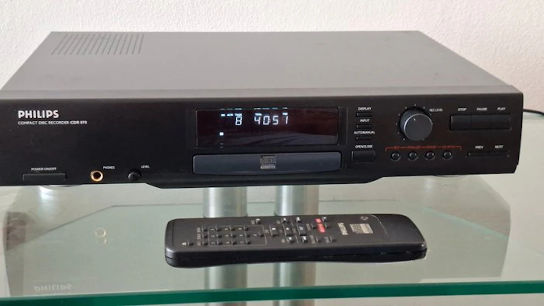 Philips - CDR870/00B / Audio CD Player / CD recorder