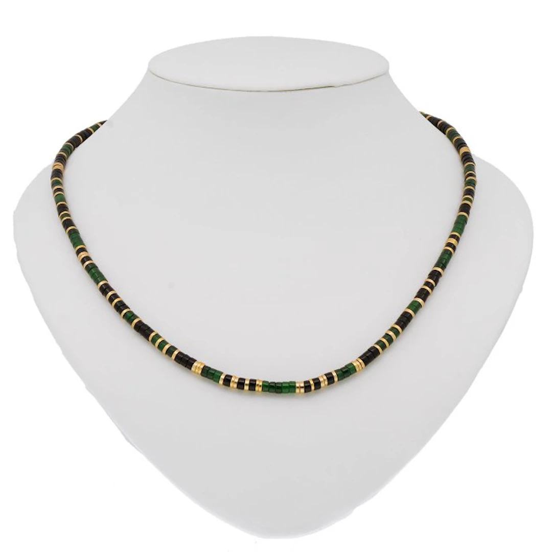 Mixed gemstones - Silver - Necklace