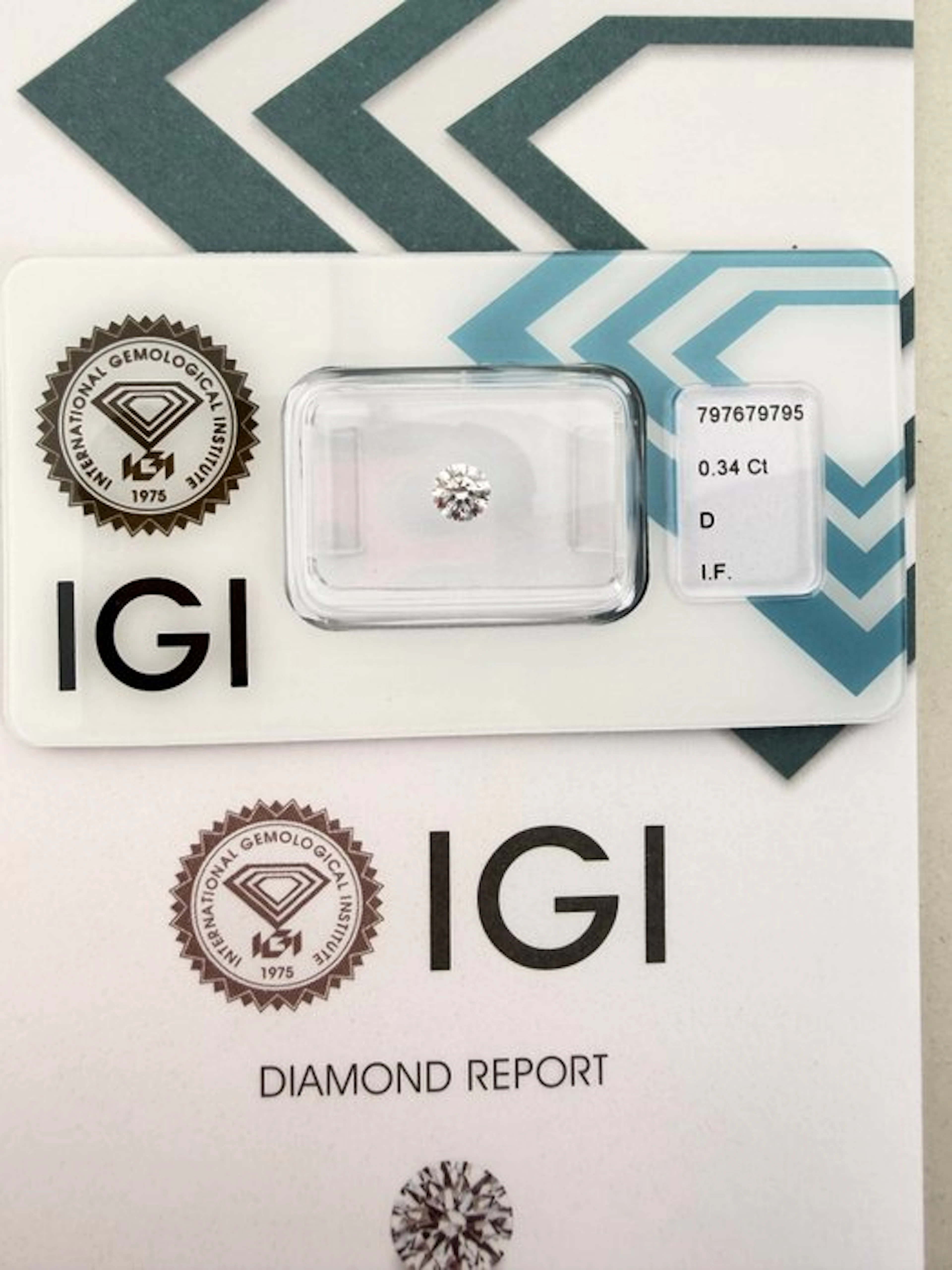 No reserve price - 1 pcs Diamond (Natural) - 0.36 ct...