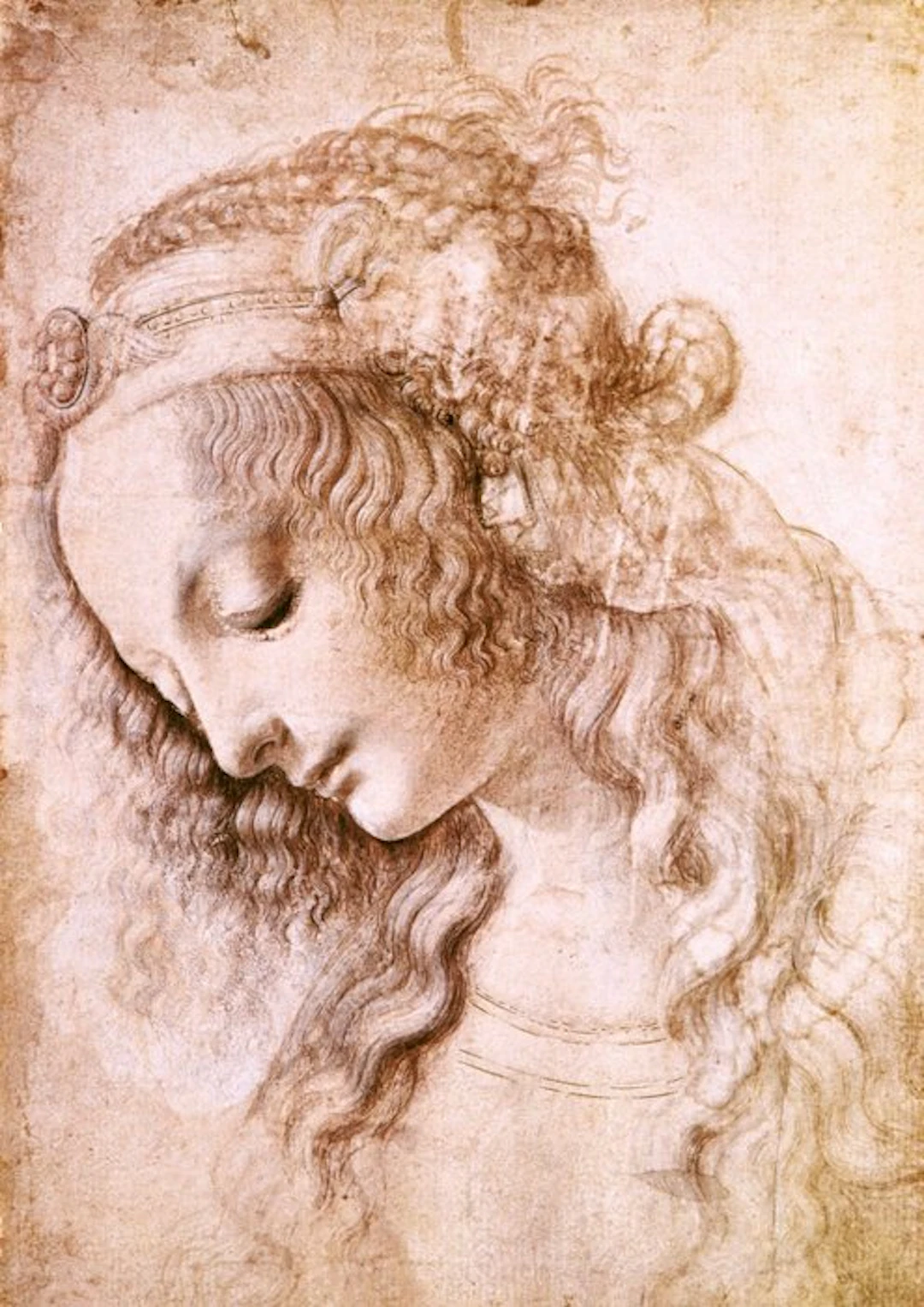 Leonardo Da Vinci - “Woman's head”.