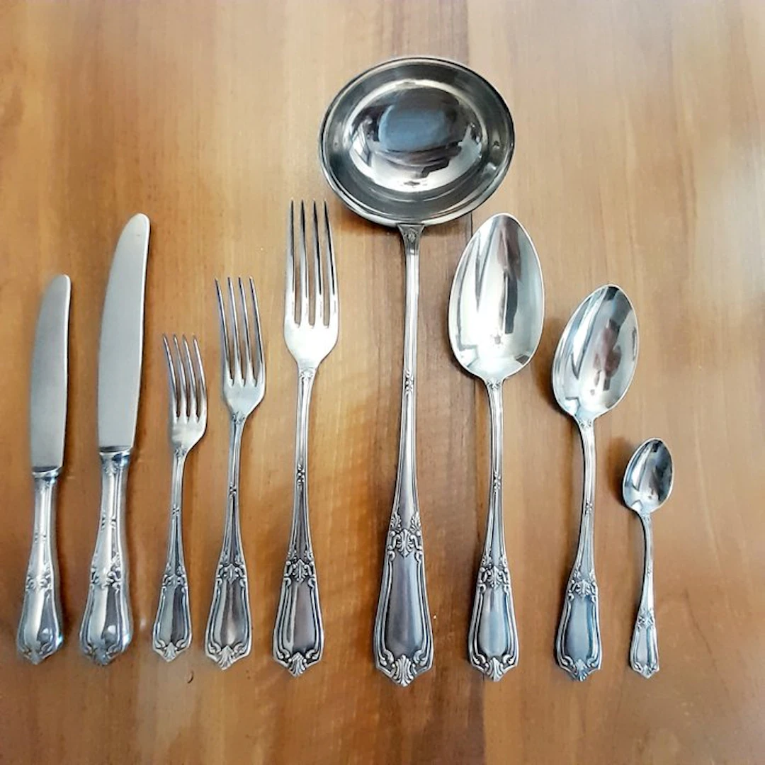 Christian Friedrich Hutschereuther - Cutlery set for 12 (75) - Silverplated