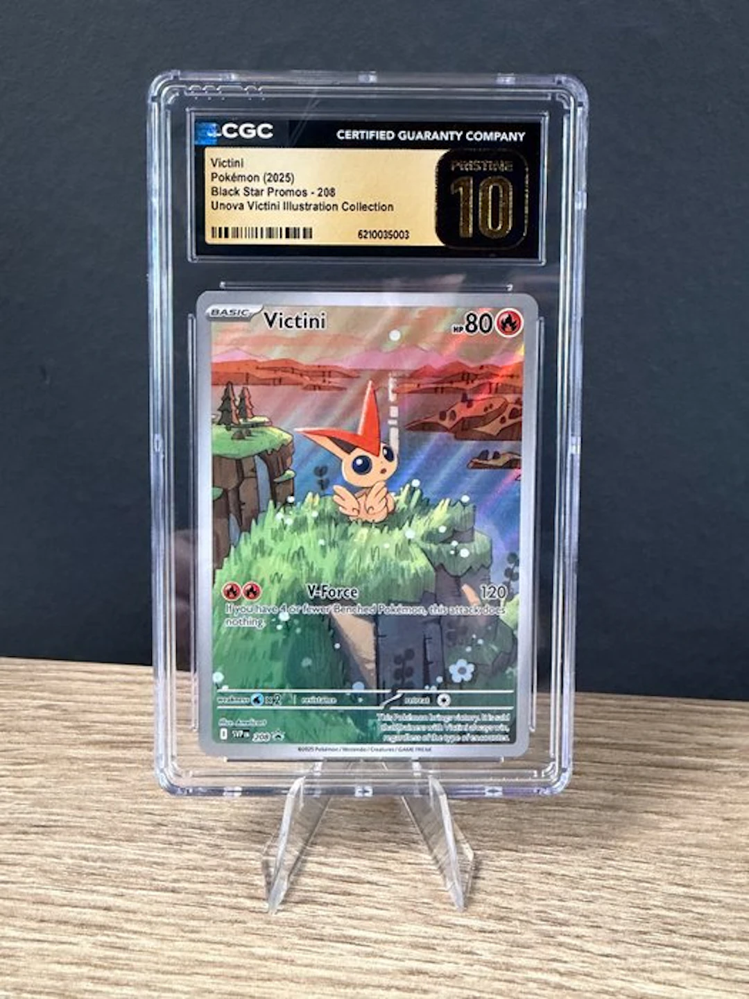 Pokémon - 1 Graded card - Victini 208 Promo card