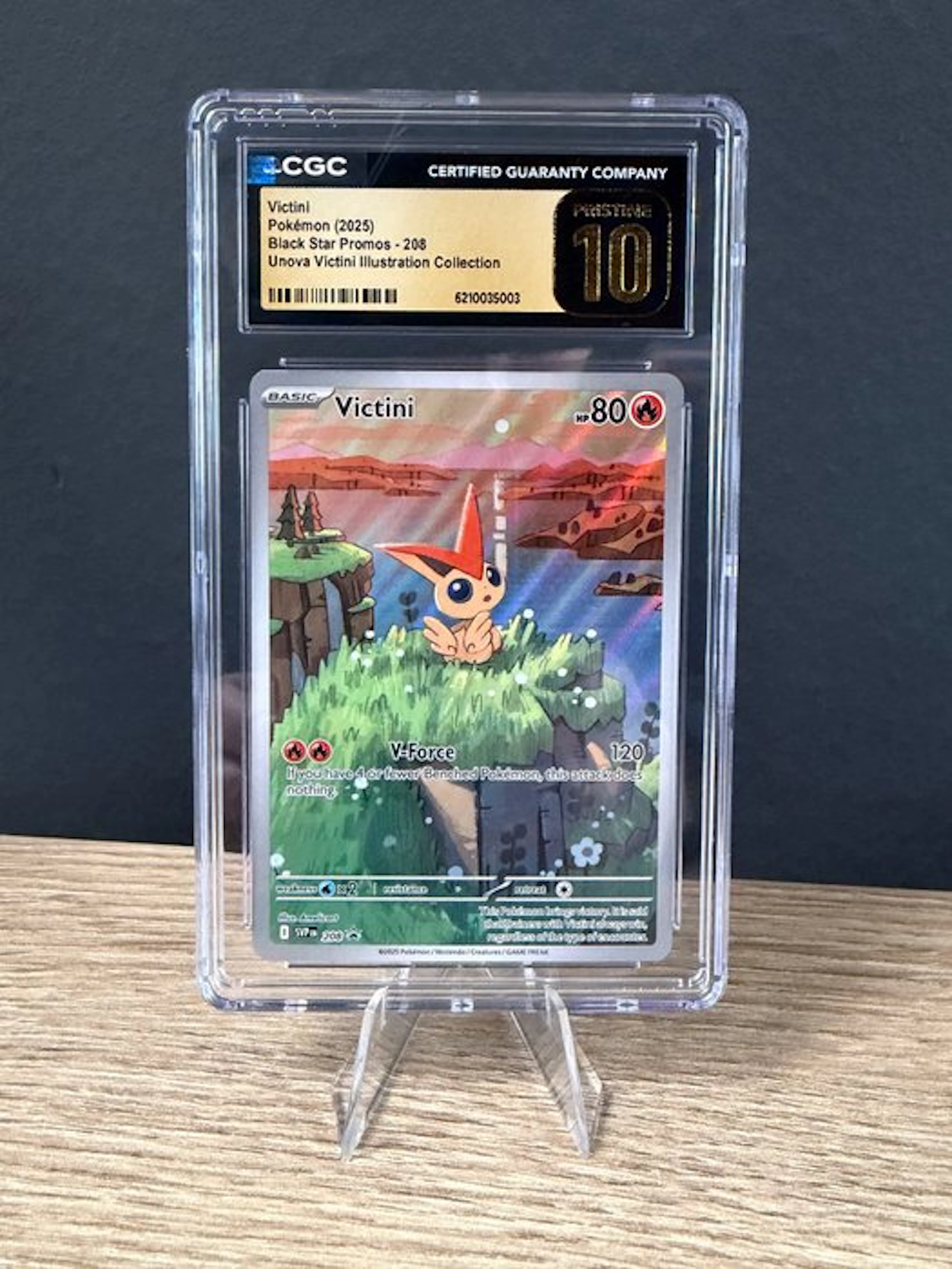 Pokémon - 1 Graded card - Victini 208 Promo card