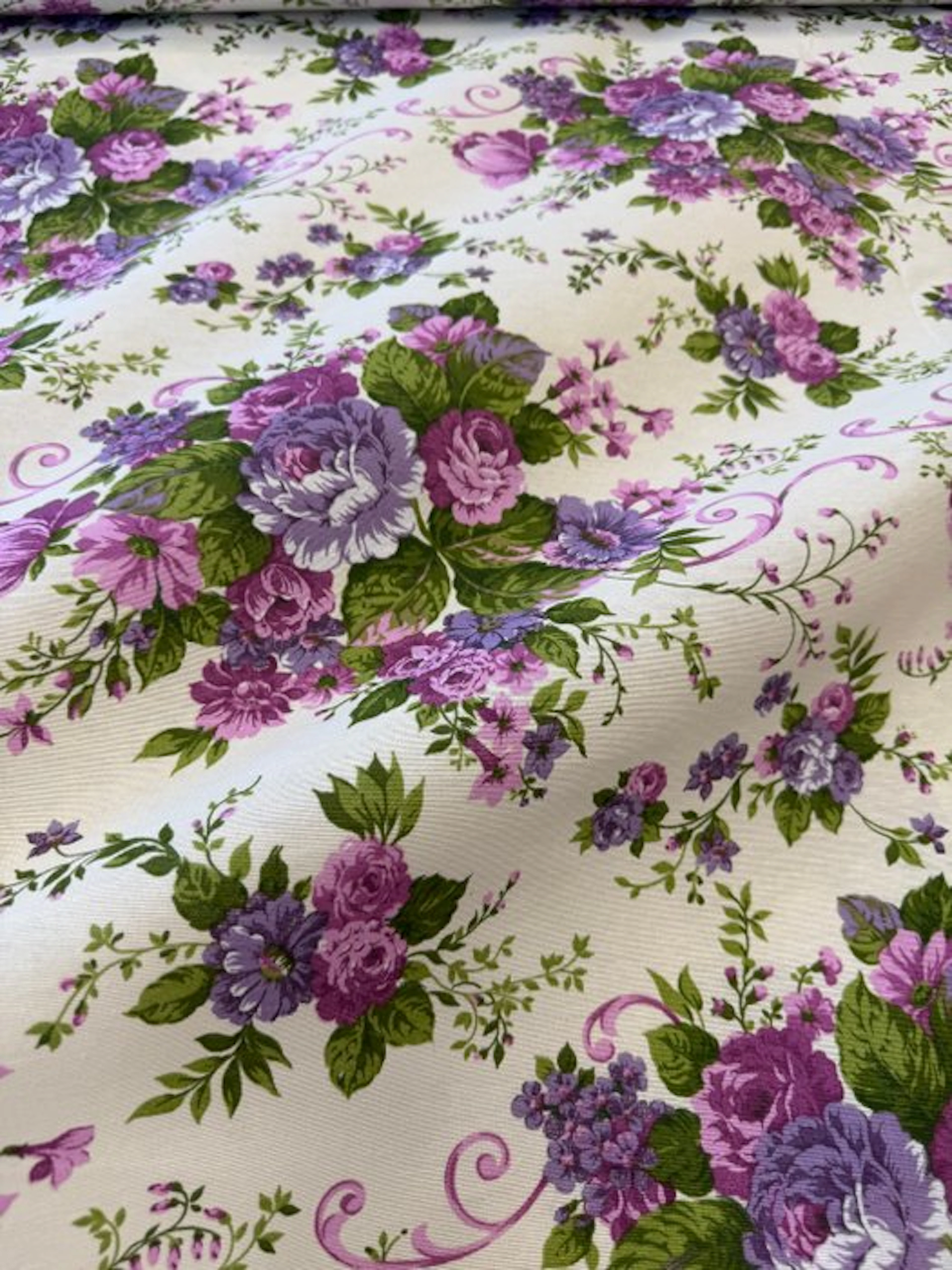 Decorative fabric with romantic and classic charm