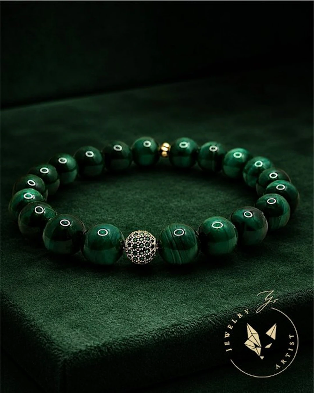 Made to measure - Malachite - 925 silver