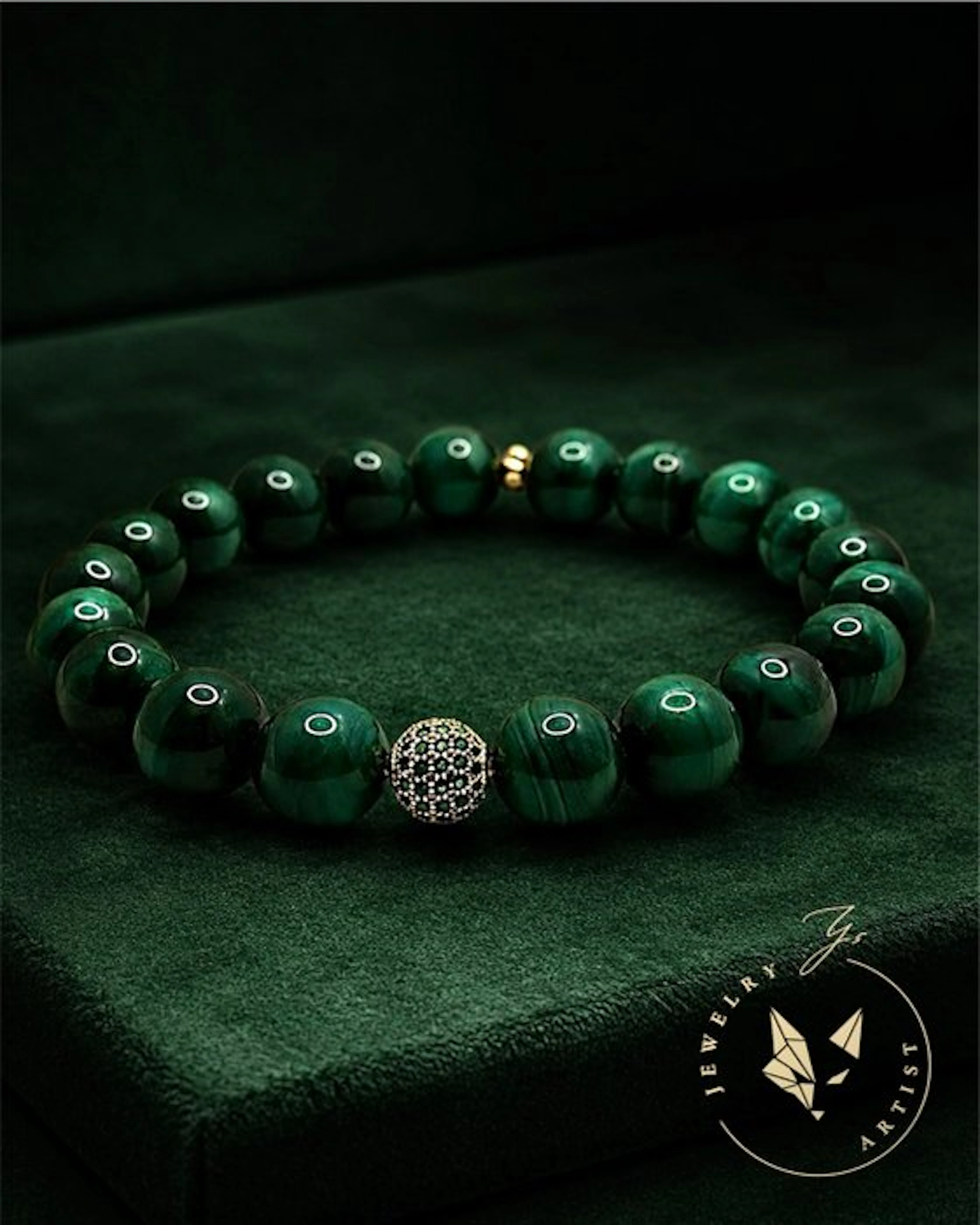 Made to measure - Malachite - 925 silver