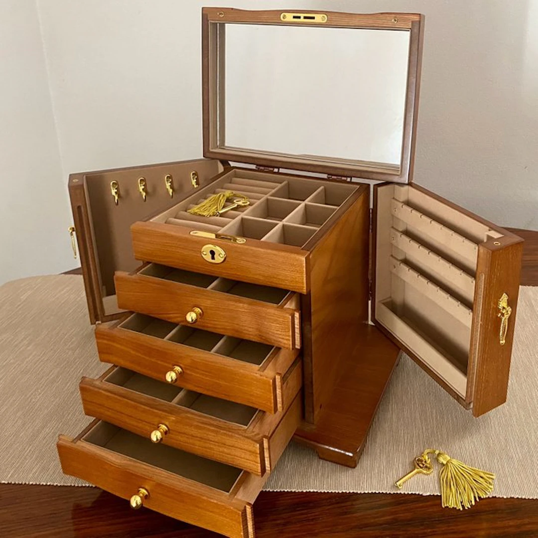 Jewellery box - Wood - Maxi 5 Floors Wooden