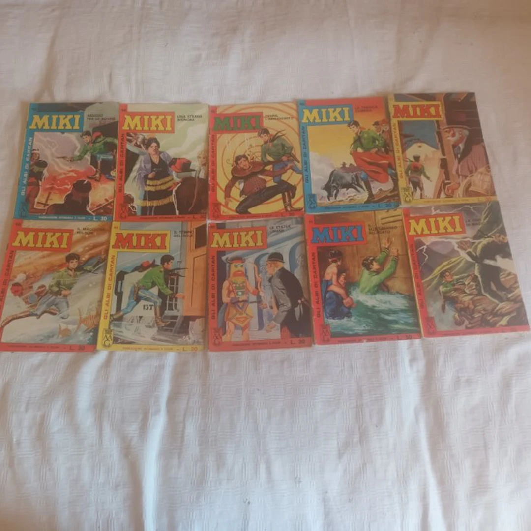 Gli albi di Capitan Miki - 77 Album - First edition - 1963/1970