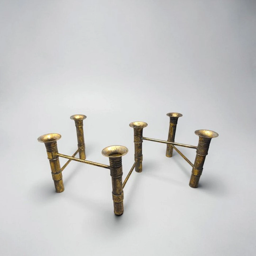 Brutalist Design - Candlestick - Metal