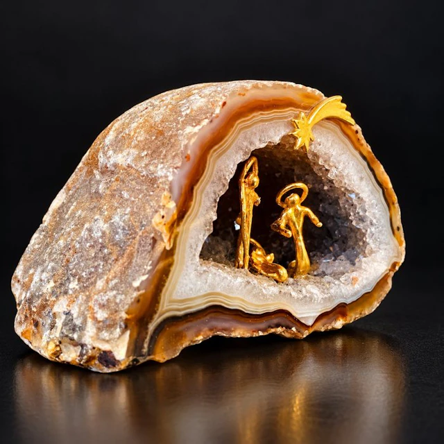 Christmas decoration - Agate