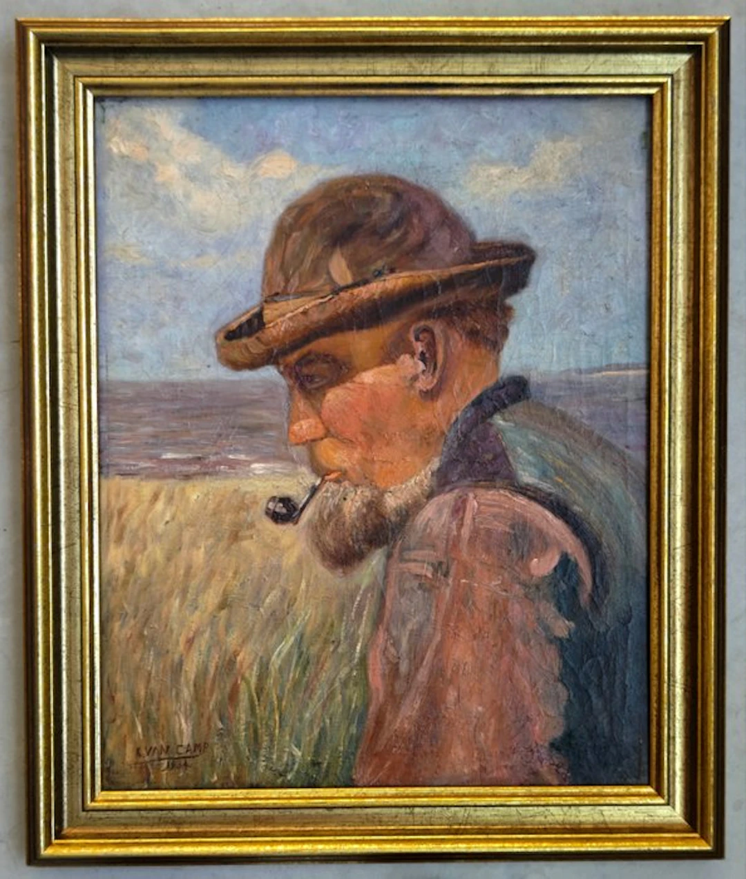 À la manière de Vincent van Gogh (1853–1890) - Le Paysan à la pipe - NO RESERVE