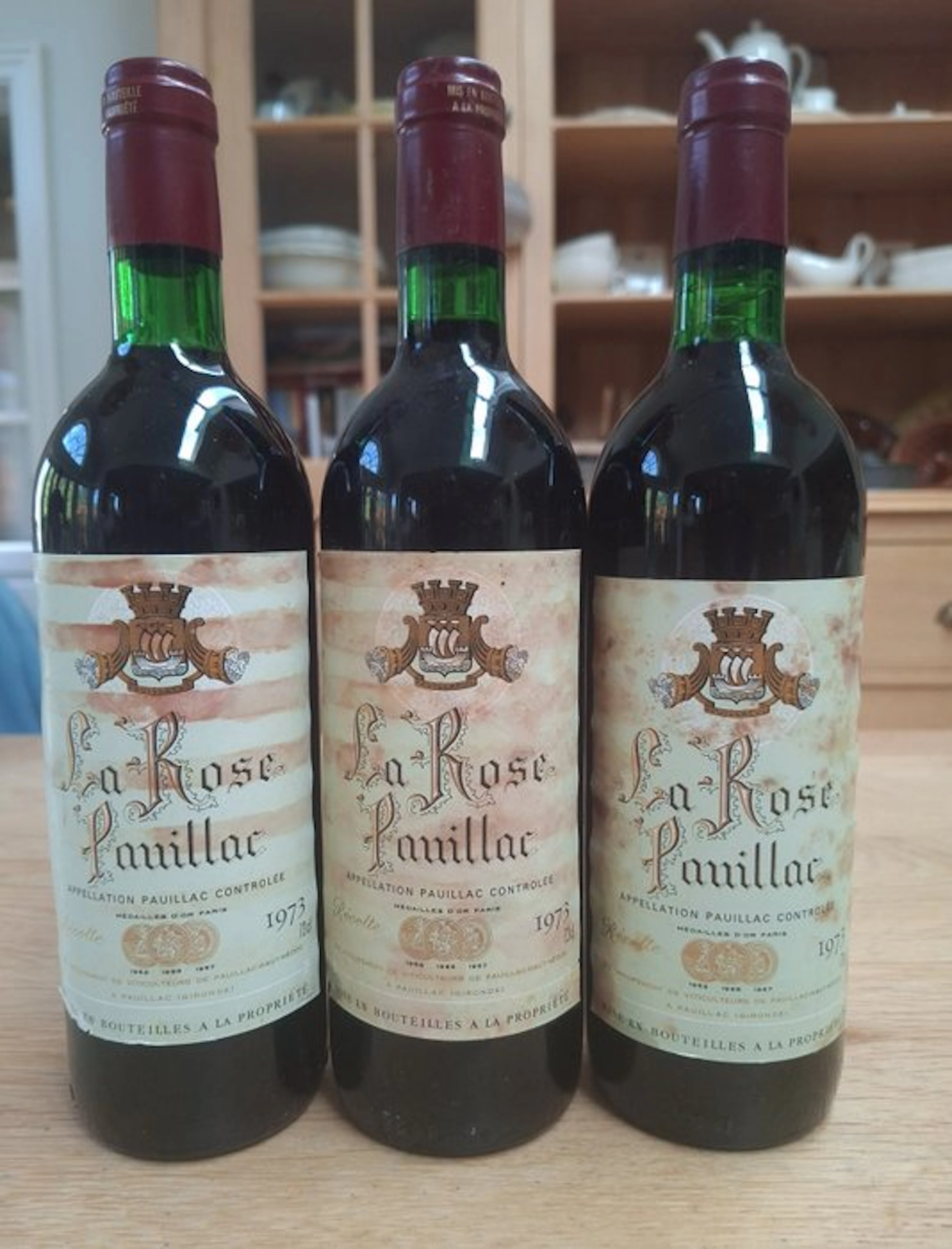 1973 Château La Rose Pauillac - Pauillac - 3 Bottles (0.73L)