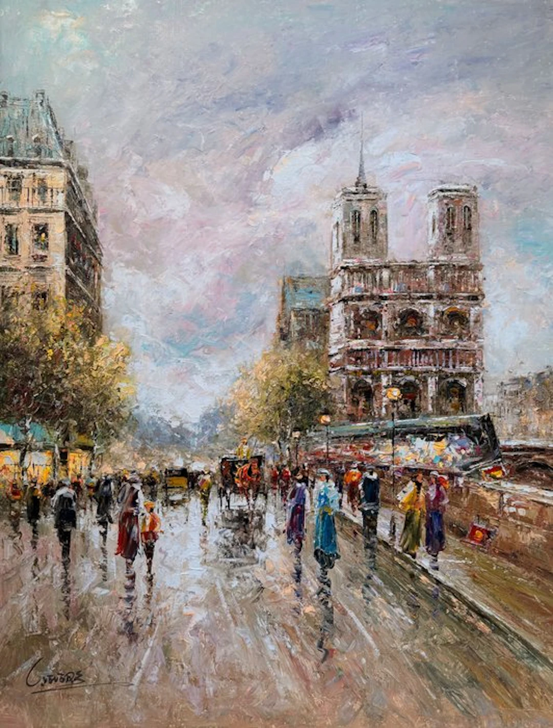 Christof Vevers (1962) - Paris ~ Quais de Seine - Les...