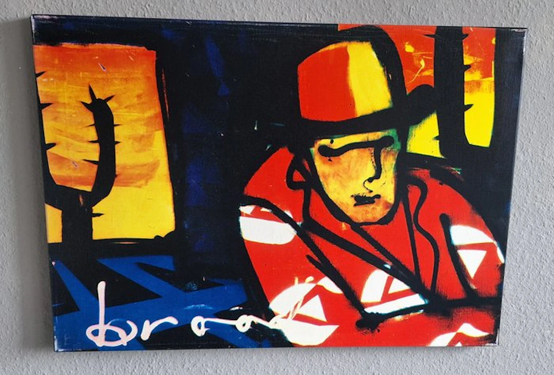 Herman Brood & His Wild Romance - Artprint Cactus Man, limited edition