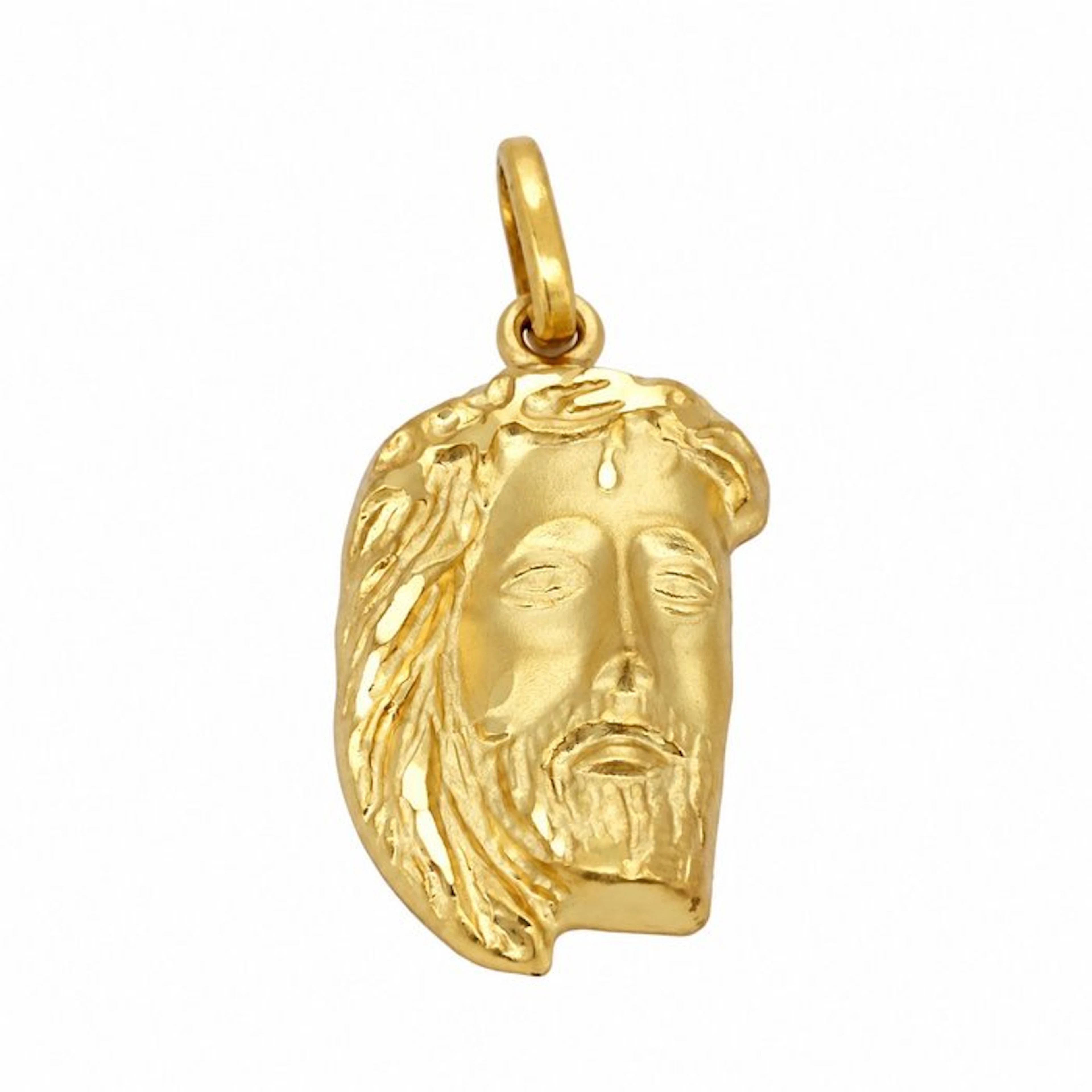 Pendant - 18 kt. Yellow gold - Made in Italy - Handmade