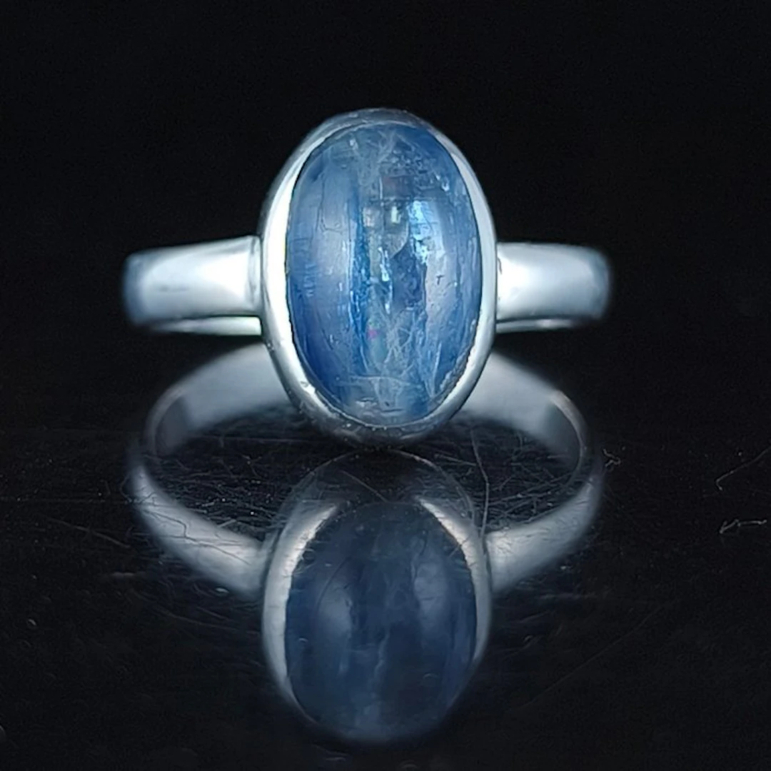 Kyanite Jewellery - Height: 14 mm - Width: 10 mm- 3.75 g - (1)