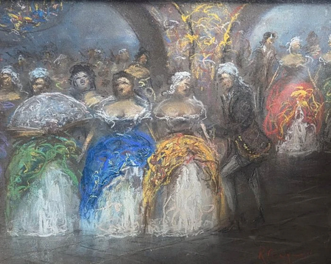 Roberto Carignani (1894-1975) - Festa di ballo