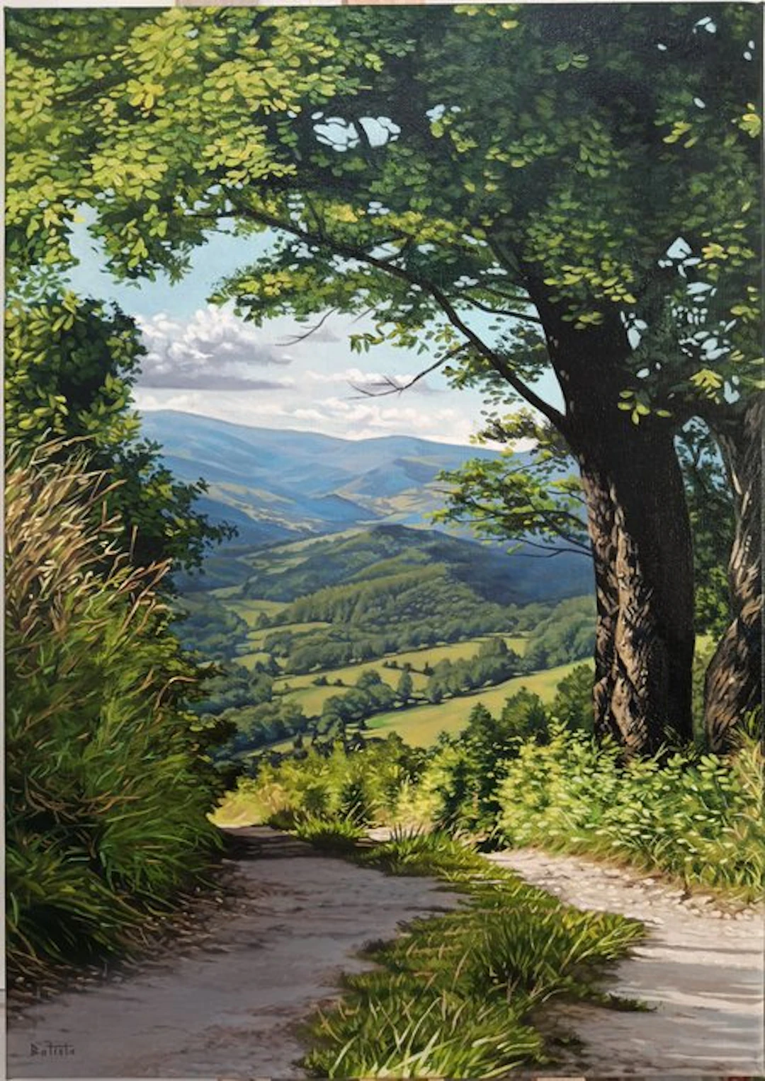Jorge Carlos Canales Batista (1991) - Camino bajo el arbol