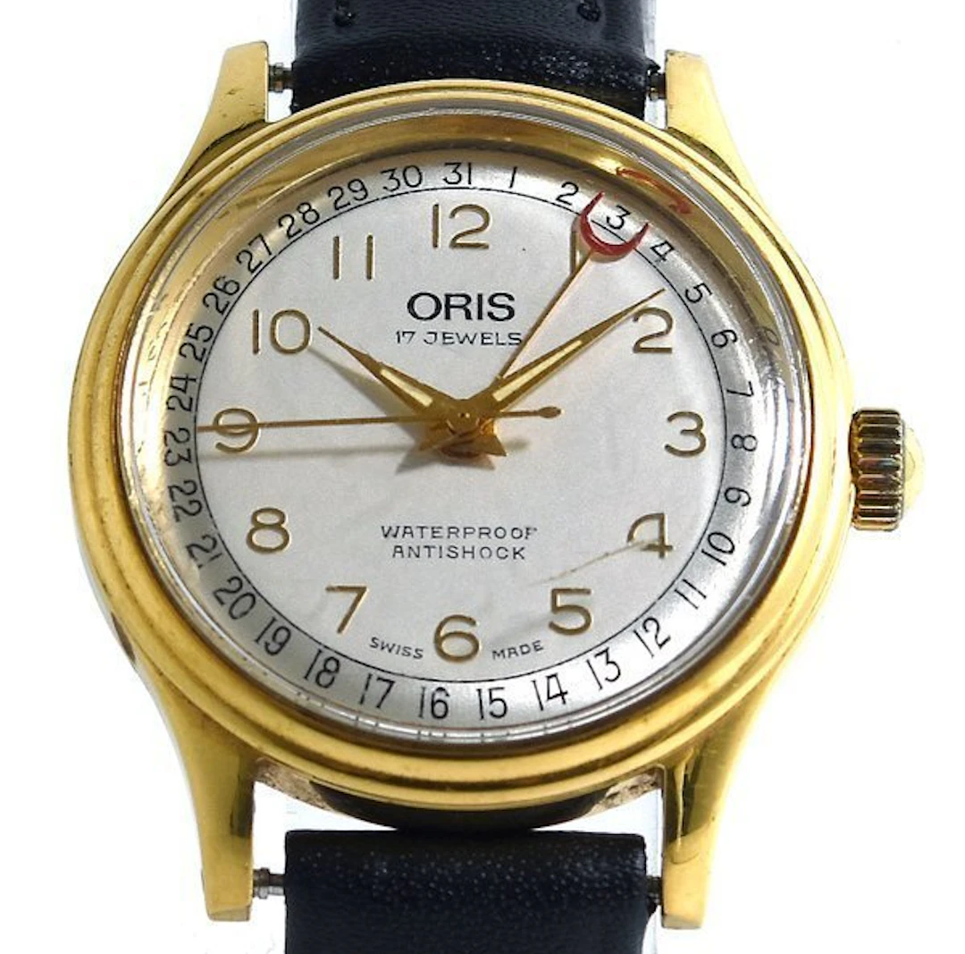 Oris - ORIS Pointer Date Gold-Plated - No reserve price...