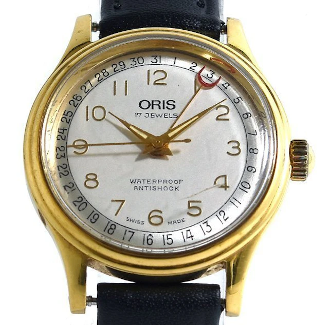 Oris - ORIS Pointer Date Gold-Plated - No reserve price...