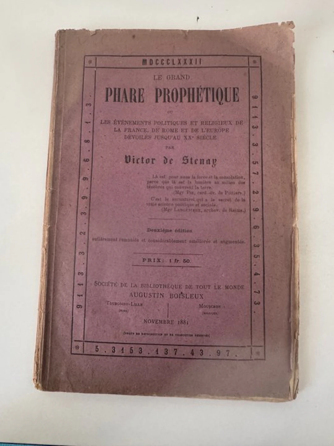Victor de Stenay - Le Grand Phare prophétique