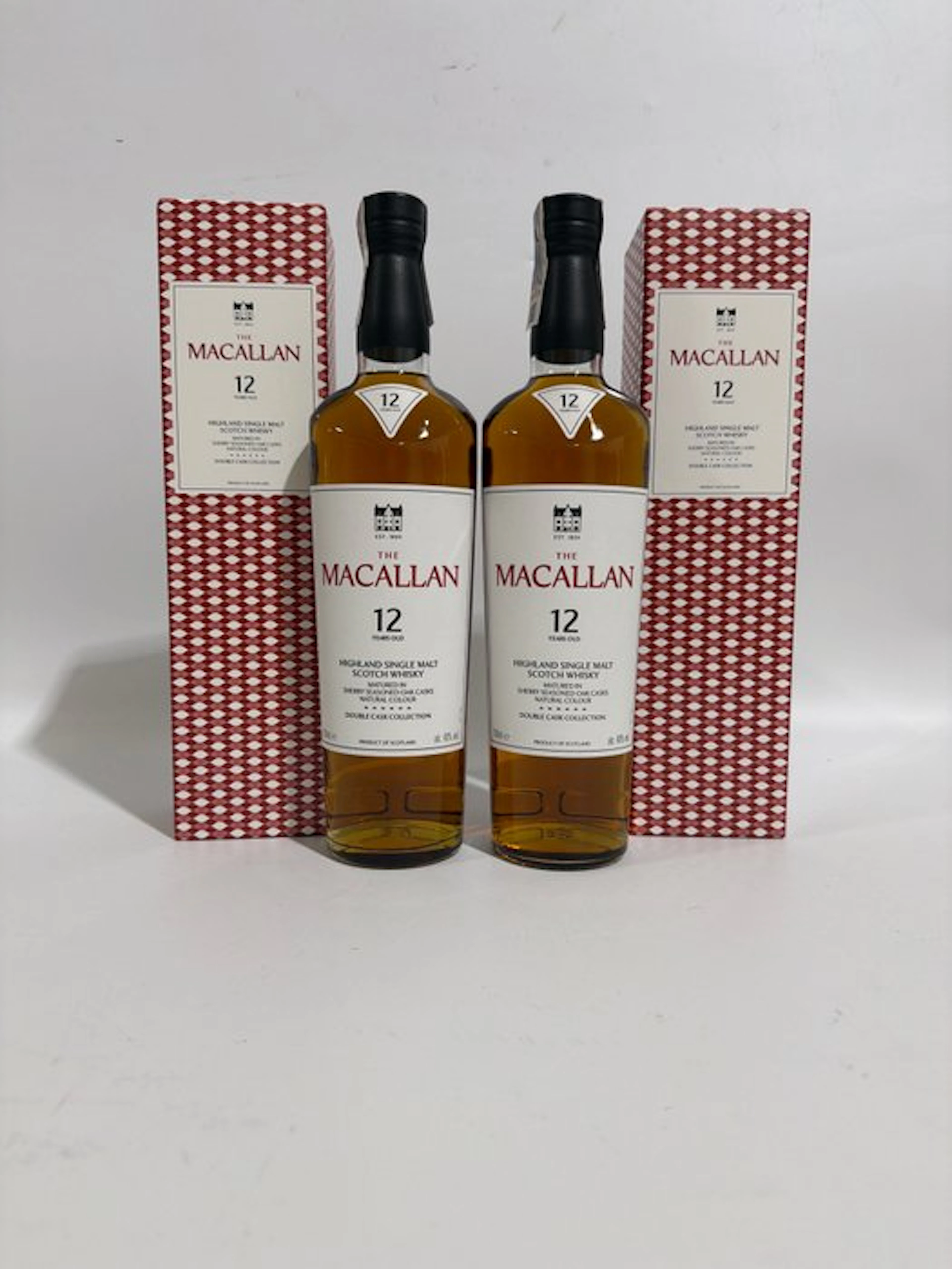 Macallan 12 years old Double Cask Collection - 700ml - 2 bottles