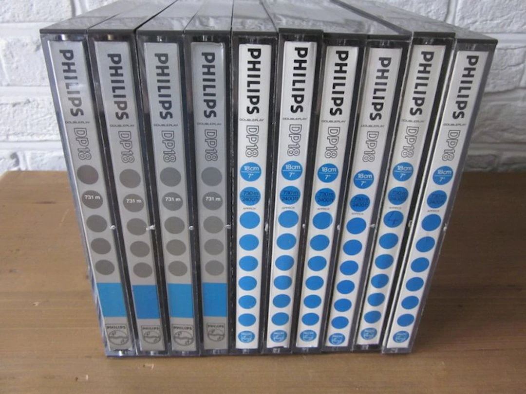 Philips - DP18 / 7-inch Reel Audio Tape Bundle Reel to...